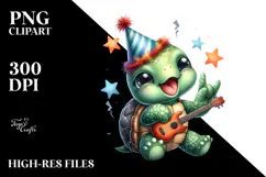 Cute Baby Turtle Rocker PNG Product Image 2