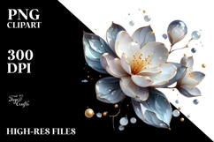 Abstract y Flower Sublimation Clipart Product Image 2