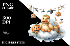Duck Halloween Theme PNG Product Image 2