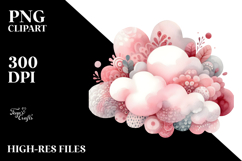 Simple Pinkish Cloud in Watercolor Product Image 2