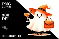 Retro Halloween Cocktail Purse PNG Product Image 1