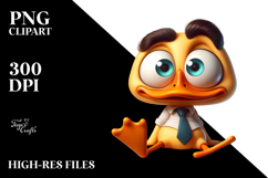 Bird with Sunglasses PNG Product Image 2