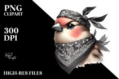 Bandana Bird, Balanced PNG Product Image 2