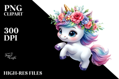 Dancing Baby Unicorn, PNG Product Image 2