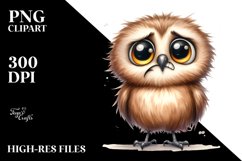 Funny Baby Owl Standing 2 Legs | Sublimation Product Image 3