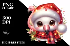 Cute Baby Flamingo, Transparent PNG Product Image 2