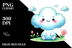 Cute Cloud PNG Product Image 2