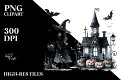 Simple Halloween Witch | Sublimation | Clipart Product Image 3