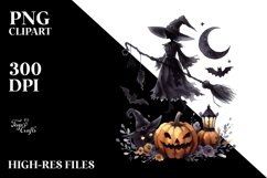 Simple Halloween Witch | Sublimation | Clipart Product Image 1