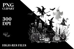 Simple Halloween Witch | Sublimation | Clipart Product Image 1