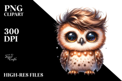 Cute Baby Owl, Trending Art Product Image 2