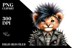 Cute Baby Lion PNG Product Image 2