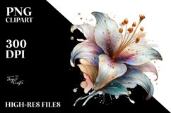 Glossy Lily Clipart Product Image 3