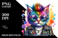 Playing Baby Cat in Style, Transparent PNG Product Image 1