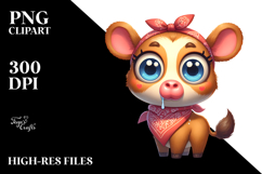 Bear with Bandana, Soft PNG Product Image 2
