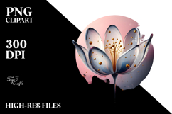 Abstract Tulip PNG Product Image 2