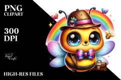 Detective Bee PNG Product Image 2