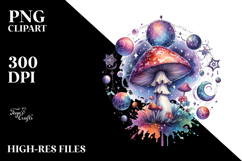 Magical Celestial Mushroom PNG Product Image 2