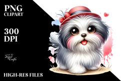 Cute Cartoon Havanese Dog, High-Res PNG Product Image 2
