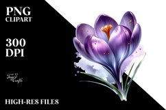 Glossy Crocus Shiny Material and Splash | Sublimation Product Image 3