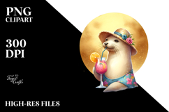Seal Wearing Beachwear, Transparent PNG Product Image 2