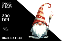 Retro Quirky Gnome, Transparent PNG Product Image 2