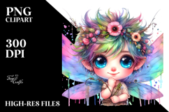 Crazy Eyes Fairy Balloon PNG Product Image 2