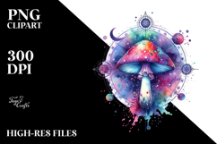 Magical Celestial Mushroom Tarot PNG Product Image 2