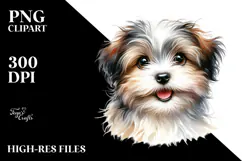Happy Baby Havanese, Clipart PNG Product Image 2