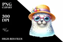 Colorful Cute Sun es and Sun Hat Clipart Product Image 3
