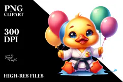 Happy Baby Duck PNG Product Image 2
