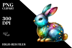 Pastel Bunny, High-Res PNG Product Image 2