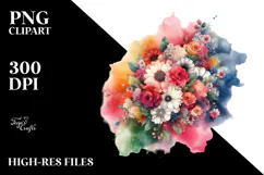 Colorful Flower, Flowers PNG Product Image 2