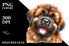 Cute Baby Mastiff, High-Res PNG Product Image 2