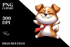 Cute Cartoon Dog PNG Product Image 2