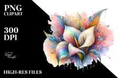 Abstract Stained Jasmine Peony Product Image 2