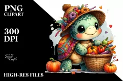 Colorful Quirky Autumn Vegetables | Clipart Product Image 3