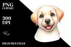 Cute Labrador Retriever PNG Product Image 2
