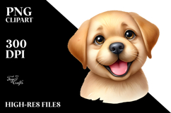 Cute Labrador Retriever PNG Product Image 2