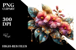 Detailed Impatiens Art, Transparent PNG Product Image 3