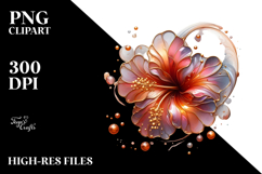 Abstract Hibiscus, PNG Product Image 2