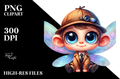 cute Fairy Detective Hat PNG Product Image 2
