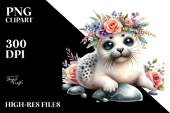 baby,seal,sweet baby seal with big eyes,transparent Product Image 2