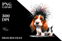 Vibrant Basset Hound PNG Product Image 2