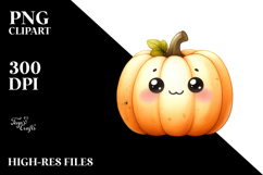 Cute Pumpkin Ghost PNG Product Image 2