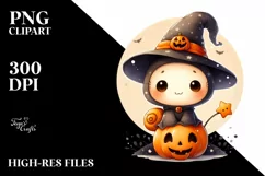 Cute Baby Snail Halloween PNG Product Image 3