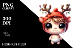 Colorful Frog with Crazy Haircut PNG Product Image 1
