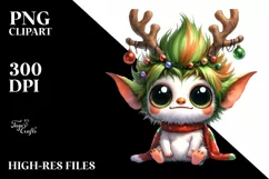 Colorful Frog with Crazy Haircut PNG Product Image 3