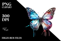 Colorful Butterfly Splashes Design Product Image 2