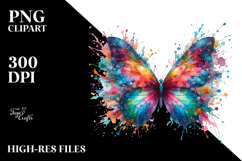 Butterfly Splash, Transparent PNG Product Image 2